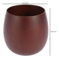 thumbnail image 3 of Taza de té de madera, barro de café de madera natural tradicional Big Belly Wood Tea Cup Bar Supplies Big Belly Wood Tea Cup Ecomeon no, 3 of 6