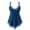 B-Dark Blue, variant on ZQUUVOU Women's Plus Size Tankini Ruffle Two-Piece Tummy Control Swimsuit (B-Dark Blue,4XL)