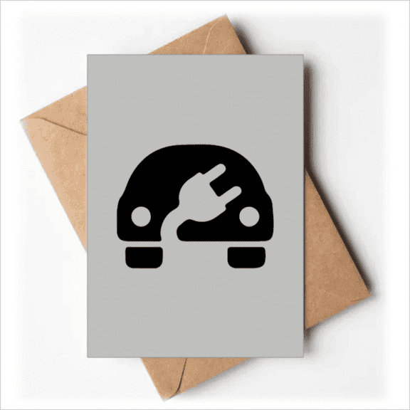 Plus Minus Sign Energy Vehicles Protect Environment Greeting Cards You are Invited Invitations