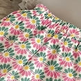 thumbnail image 4 of Girls' Floral Skater Mini Shorts Elastic Waist Lightweight Twirl Bottoms Princess Style Casual for Summer, 4 of 8