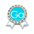 thumbnail image 1 of Química de metales pobres elementos periodo mesa galio ga Insignia broche Medalla ganadora, 1 of 3