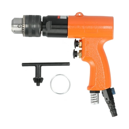 

PAOMIAN Air Drill 13mm Pneumatic 1/2in CW CCW Rotation Hole Drilling Tool Kit Set KV5113A