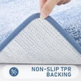 thumbnail image 3 of Ileading Traditional 5 Piece Large Size Microfiber Washable Bathroom Rug Set, Light Blue, 3 of 7
