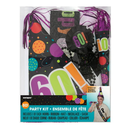  Birthday  Cheer 60th  Birthday  Party  Kit 5 Piece Walmart  com