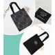 thumbnail image 1 of Bolsa de Almuerzo Soledad Geometría Negra Portátil Doble Cara, 1 of 10