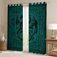 thumbnail image 2 of Castle Fairy Magical Dragon Blackout Curtains Set of 2 (52x84 Each),Gothic Window Curtains, 2 of 6
