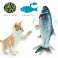 Electric Moving Fish Cats Toy, Realistic Flopping Wagging Kicker Fish