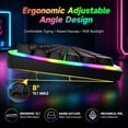 thumbnail image 3 of Gaming Keyboard and Mouse Combo, RGB Backlit Wired Keyboard with Full-Size, Quiet Typing, Anti-Ghosting, PC Keyboard Mouse Set 6400 DPI for Windows Laptop (Black), 3 of 9