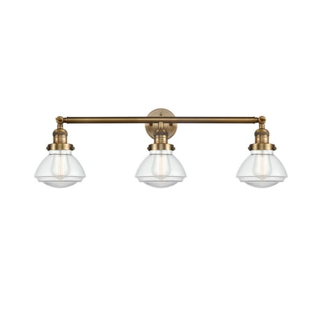

Innovations Lighting 205 Olean Olean 3 Light 31 Wide Bathroom Vanity Light - Brass