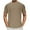 Khaki, variant on ZCFZJW Men's T Shirt Short Sleeve Crew Neck Athletic Workout T-Shirt Casual Summer Classic Basic Cotton Tee Shirts Tops Beige XXL