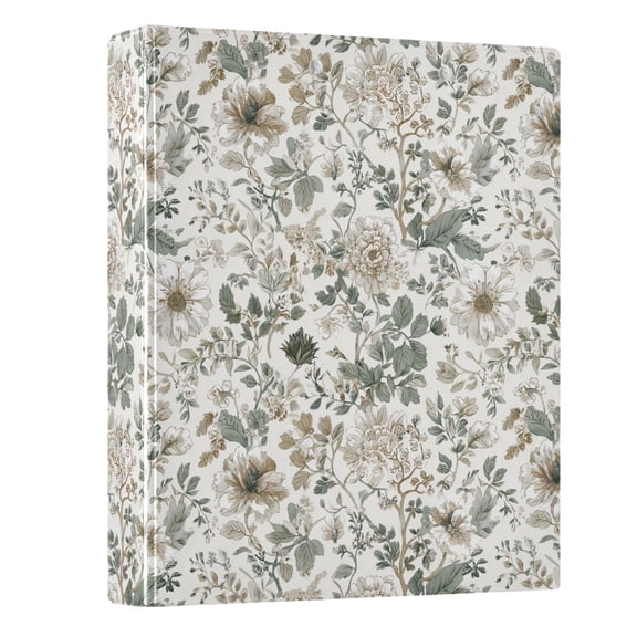 Three Ring Binder Lily 1.5 Inch Round Binder D-Rings for Office Supplies and More