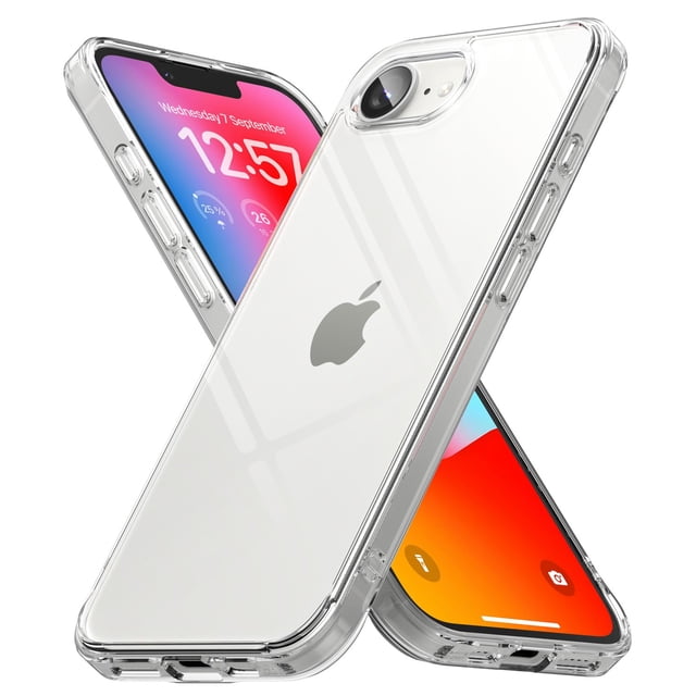 Funda para teléfono Ringke Fusion compatible con iPhone 16e, transparente