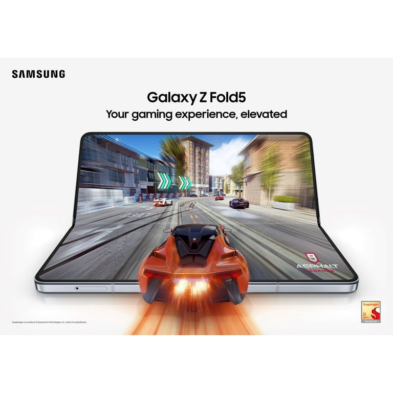 SAMSUNG Galaxy Z Fold 5, 256GB, Unlocked, 7.6” Screen, Dual App