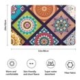 thumbnail image 3 of Multicolor Ethnic Mandala Pattern Bathroom Rugs Mat,Non Slip Microfiber Bathroom Rug,Rubber Backing,Soft Bathroom Mats for Bathroom Floor,Tub and Shower,20x32in(50x80cm), 3 of 5