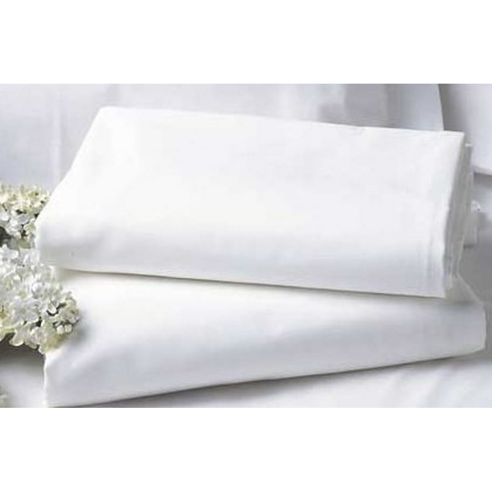 Twin XL White Fitted Sheet 39"" x 80"" 1500 Collection Wrinkle