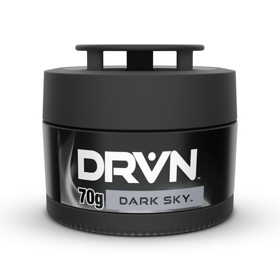 DRVN Gel Can Car Air Freshener (Dark Ski Scent), Blend of Zesty Citrus Notes with Smooth, Woody Sandalwood Lasting 30 Days