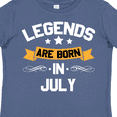 thumbnail image 4 of Inktastic Legends Are Born in July Boys or Girls Toddler T-Shirt, 4 of 5