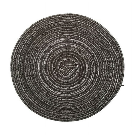 

Save Big Now Washable Vinyl Placemats Easy-to-Clean Woven Plastic Mats for Dining Tables | Durable and Stylish Placemats for Home and Outdoor Dining | 100%Polyester Gray Akmoler