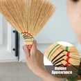 thumbnail image 3 of Mobestech Handwoven Small Whisk Broom with Ergonomic Handle Durable Sorghum Straw Sweeper for Household, 3 of 6