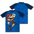thumbnail image 2 of Super Mario Rash Guard Polyester Swimsuit Set (Boys), 2 of 6