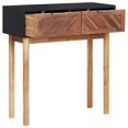 thumbnail image 2 of vidaXL Console Table 27.6"x11.8"x29.5" Solid Acacia Wood and MDF, 2 of 3