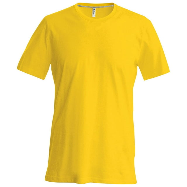 Kariban T-Shirt Homme Ajusté à Manches Courtes Col Rond