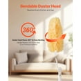 thumbnail image 5 of Multi-Surface Duster Kit - Extendable 3ft Pole & 10 Non-Woven Refills for Deep Cleaning, 5 of 11