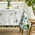 thumbnail image 4 of Spring Summer Tablecloth 60x84 Inch Rectangular, Eucalyptus Floral Table Cover for Party Picnic Dinner Decor, 4 of 6