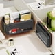 thumbnail image 1 of Caja de almacenamiento plegable de pared con ventana transparente | Instalación sin taladros | Organizador para oficina, cocina y sala de estar | Paquete de 1 (negro, blanco, rojo y verde), 1 of 6