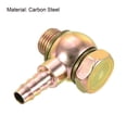thumbnail image 3 of Unique Bargains 10mm Barb M16x1.5 Male Thread Hose Pipe Fitting Elbow Carbon Steel Adapter 2 Pack, 3 of 5