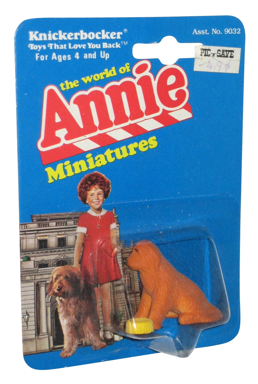 The World of Orphan Annie Sandy Dog (1982) Knickerbocker Miniature Figure -  