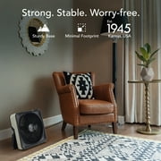 Vornado Model 80X High Velocity 99-Speed Electric Household Fan, Cool Gray
