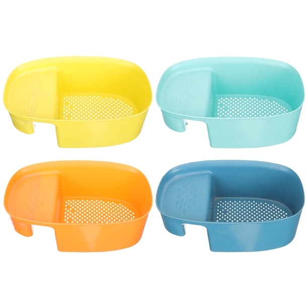 4 cestas escurridoras para fregadero, colador de malla, cesta para fregadero de cocina