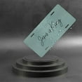 thumbnail image 6 of License Plate, Jesus centered Declaration Decorative Front,Personalized Stainless Steel License Plate Cover For Men Women,12.2" X 6.2", 6 of 7
