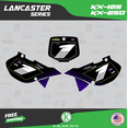 thumbnail image 3 of Kalair GFX Graphics Kit for Kawasaki KX125 (1999-2002) Lancaster Series, 3 of 5