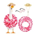 thumbnail image 5 of Stijggn Porch Goose Spring Outfits 23 Inch Hawaiian Porch Goose Outfits, Summer Lawn Goose Costume, Yard Goose Clothes Hawaiian Wreath for 23'' Porch Lawn Goose Statue Clothes Yard Decor, 5 of 6
