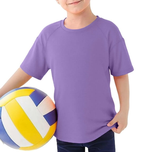 Boys UPF Sun Swim Shirt Short Sleeve Rashguard Top for Youth Toddler Kids Waterwear