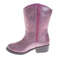 thumbnail image 3 of Botas Vaqueras Rosadas con Brillo de Minnie Mouse para Niñas, 3 of 6