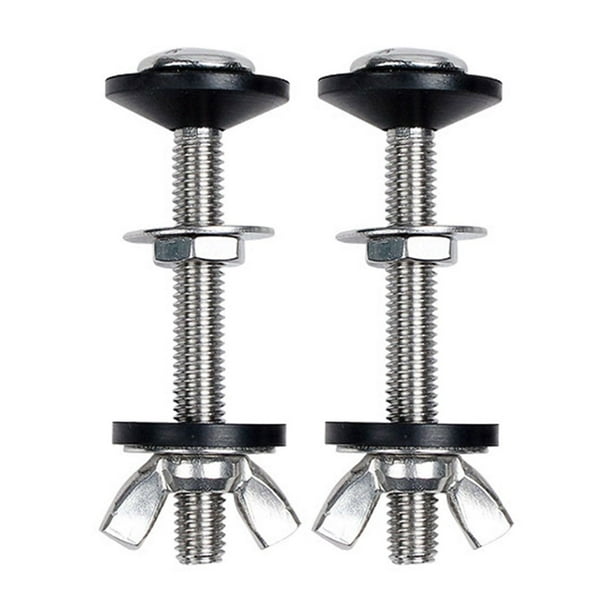 Yuarrent Kit de inodoro duradero con tornillos de acero inoxidable, accesorios de baño, Kit de baño Accesorios de baño 01 modelo básico