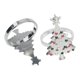 thumbnail image 5 of 2PCS Anillos de Servilleta de Árbol de Navidad para Bodas y Decoración de Mesa de Partido de Navidad, 5 of 10
