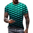 thumbnail image 4 of WEAIXIMIUNG Custom T Shirts Front And Back Men's Round Neck T Shirt Stretch Short Sleeve Basic Slimming Muscle T Shirt, 4 of 6
