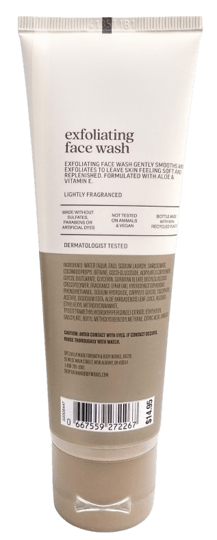 Bath & Body Works Exfoliating Face Wash with Aloe & Vitamin E (4 oz)