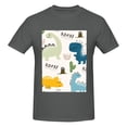 thumbnail image 4 of Bingfone Childish Dinosaur Men'S Loose Fit Short-Sleeve Pocket T-Shirt, 4 of 7