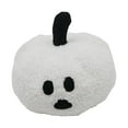 thumbnail image 1 of Cojín de peluche de calabaza de Halloween, divertido cojín decorativo para el hogar, calabaza rellena, regalo para niños, decoración para fiesta de Blanco, 1 of 10