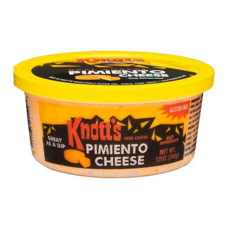 Knotts Fine Foods Brand 12 oz Old Fashioned Pimiento Cheese- Made with Real Cheese, Just like Mom's.
