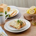thumbnail image 6 of Stone + Lain Clara Porcelain Collection Dinnerware Set, 32-Piece Service for 8, White, 6 of 6