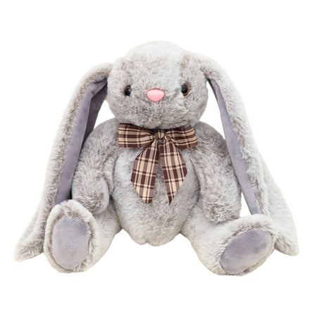 HaCpiu 6.6 Mini Easter Bunny Plush – Gray Rabbit Stuffed Animals with Plaid Bow Tie Elegant Spring Tabletop Decoration & Seasonal Keepsake Small Decorative Bunny for Holiday Displays HaCpiu 6.6 Mini Easter Bunny Plush – Gray Rabbit Stuffed Animals with Plaid Bow Tie Elegant Spring Tabletop Decoration & Seasonal Keepsake Small Decorative Bunny for Holiday Displays