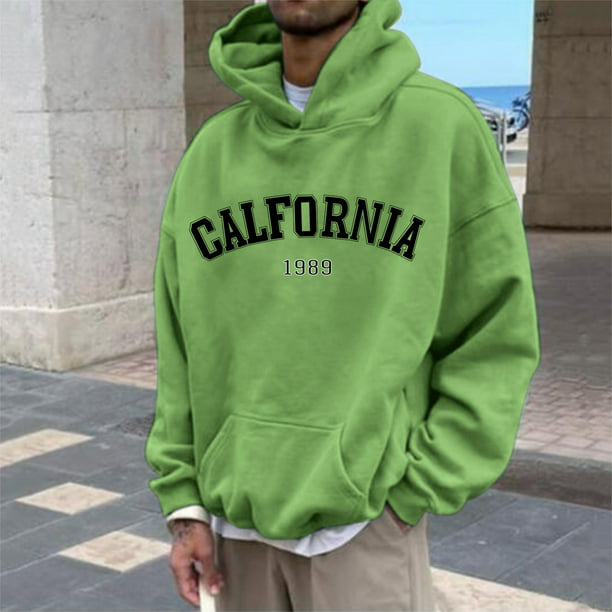 Hoodies For Mens Autumn And Winter Letter Oversize Loose Plus Size