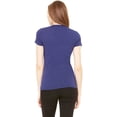 thumbnail image 3 of Bella + Canvas T-Shirt à Manches Courtes Col en V Profond pour Femmes, 3 of 3