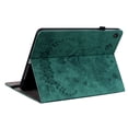 thumbnail image 3 of SaniMore Case for Lenovo Tab M10 Plus 3rd Gen 10.6 inch 2022 TB-125F/128F, Anti-slip Grooves Kickstand [Pencil Holder Card Slots] Embossed Rose PU Leather Shockproof Wallet Shell, Green, 3 of 8